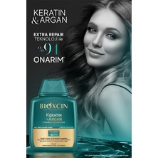 Bioxcin Keratin & Argan Onarıcı Şampuan 300ML + Bioxcin Kertin Argan Sıvı Saç Bakım Kremi