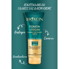 Bioxcin Keratin & Argan Onarıcı Şampuan 300ML + Keratin Argan Saç Bakım Yağı + Saç Kremi