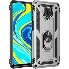 Apsuwa Xiaomi Redmi Note 9s Kılıf Vega Standlı Yüzüklü + Ekran Koruyucu Nano