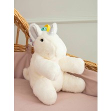 Shiva Gift&More Nakış Detaylı Pelüş Dolgulu Pony Bebek Kırlent Unicorn Uyku ve Oyun Arkadaşı