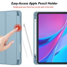 ESR Apple iPad Pro 12.9 5. Nesil 2021 Yatay Standlı Stromix Kalemlikli Kılıf- Kalem Şarjına Uygun A2378 A2379 A2461 A2462 Seri