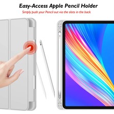 ESR Apple iPad Pro 12.9 5. Nesil 2021 Yatay Standlı Stromix Kalemlikli Kılıf- Kalem Şarjına Uygun A2378 A2379 A2461 A2462 Seri