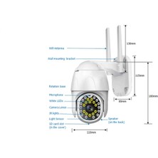 Mara Elektronik Dış Mekan Full Hd Wifi Kamera Su Geçirmez Hareket Sensörlü Gece Görüşlü Ip Kamera Kingboss Ip-38