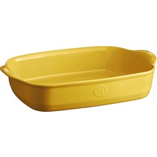 Emile Henry Fırın Kabı Dikdörtgen 36 x 23 cm Mat Sarı / Provence Yellow