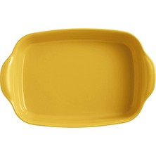 Emile Henry Fırın Kabı Dikdörtgen 36 x 23 cm Mat Sarı / Provence Yellow