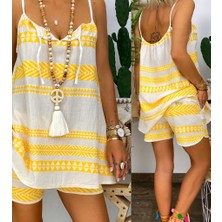 Rengamoda Süprem Kumaş Şortlu Takım