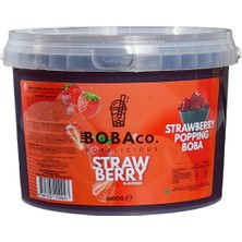 The Boba Co Bubble Tea Boba Çilek (Strawberry) 3,4 kg