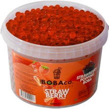 The Boba Co Bubble Tea Boba Çilek (Strawberry) 3,4 kg