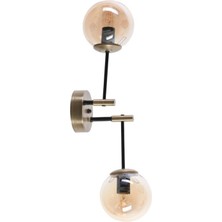 Hiper Dolunay 2'li Eskitme Bal Camlı Aplik 8508-1