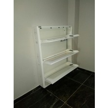 Enazon 3 x 3 cm Düşer Kapaklı Geniş Ayakkabılık 9 Çift Ayakkabı Dolabı 115