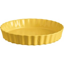 Emile Henry Tart-Börek-Flan Kabı Yuvarlak 32 cm Sarı / Provence Yellow