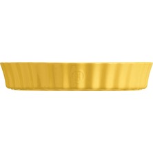 Emile Henry Tart-Börek-Flan Kabı Yuvarlak 32 cm Sarı / Provence Yellow