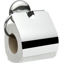 Buffer Buffer® Yapışkanlı Paslanmaz Metal Kapaklı Wc Tuvalet Kağıdı Standı