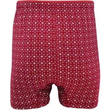 Tutku Elit Havlu Bel Düz Erkek Boxer 1101 | Bordo