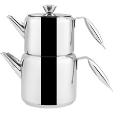 Karaca Granada Orta Boy Çelik Çaydanlık Takımı