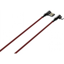 D-Mila Ldnıo Hızlı Şarj Kablosu 2 Metre Micro -LS422 Kırmızı