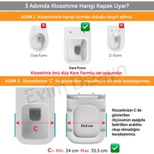Aqua Bagno Mega  Yavaş Kapanan Klozet Kapağı