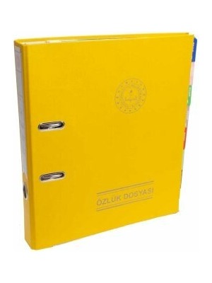 Gülpaş Sarı Renkli Öğretmen Özlük Dosyası 8 Dosya + 1 Klasör Ölçüleriyle Pratik Çözüm