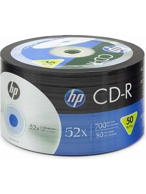 Hp Cd-R 52X 700MB Data 80MIN Music 50 Li