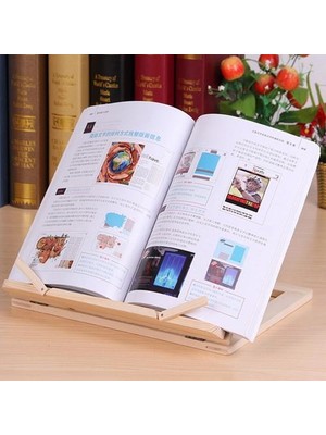 Three Beans Ahşap Çerçeve Okuma Kitaplık Braketi Kitap Okuma Bookend Tablet Pc Destek Müzik Standı Ahşap Masa Çizim Şövale Kırtasiye | (Yurt Dışından)