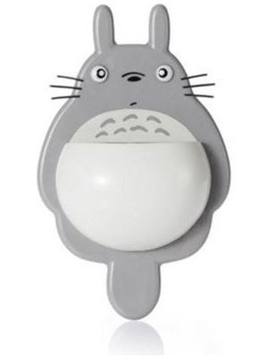 Three Beans 15 cm Ev Banyo Sevimli Totoro Çok Fonksiyonlu Plastik Diş Fırçası Tutucu Vantuz | Diş Fırçası ve Amp;diş Macunu Tutucular (Yurt Dışından)