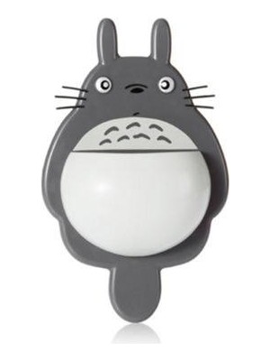 Three Beans 15 cm Ev Banyo Sevimli Totoro Çok Fonksiyonlu Plastik Diş Fırçası Tutucu Vantuz | Diş Fırçası ve diş Macunu Tutucular (Yurt Dışından)