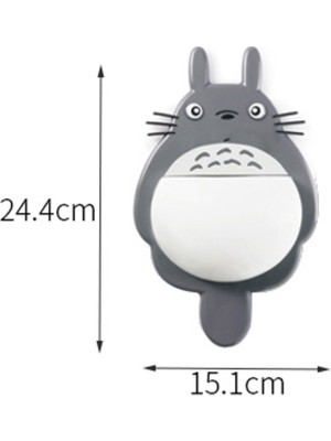Three Beans 15 cm Ev Banyo Sevimli Totoro Çok Fonksiyonlu Plastik Diş Fırçası Tutucu Vantuz | Diş Fırçası ve diş Macunu Tutucular (Yurt Dışından)