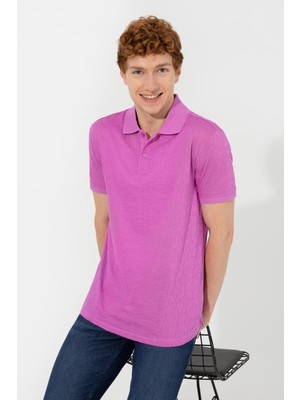 U.S. Polo Assn. Erkek Menekşe T-Shirt 50249184-VR037