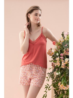 English Home Bubbles Viskon Kadın Pijama Takımı S Pembe