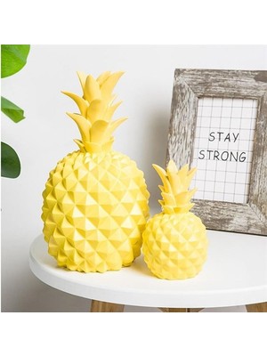 Proavm Buffer® Ananas Şeklinde Desenli Büyük Boy Pilli Masa ve Gece Lambası