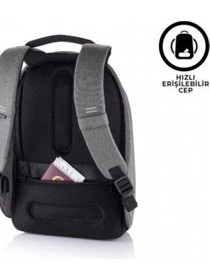 Xd Design Bobby Hero Small Anti-Theft Backpack Grey