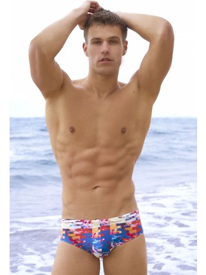 Doreanse 3830 Erkek Slip Mayo Çok Renkli Tasarım ile Plajda Rahatlık ve Şıklık Sunuyor