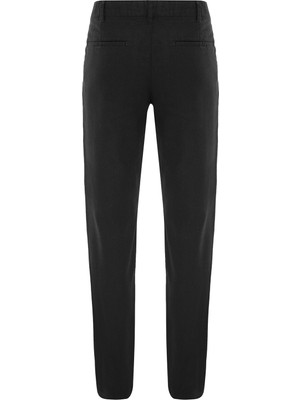 Avva Siyah Yandan Cepli Comfort Slim Fit Pantolon E003020
