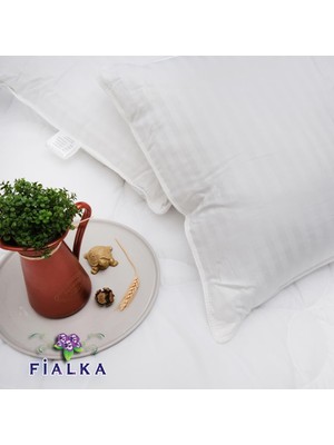 Fialka Yastık Legend Pamuk Saten 117 Tel Jakarlı 50X70