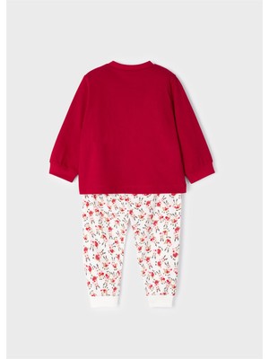 Mayoral Kız Bebek Baskılı Pijama Takımı
