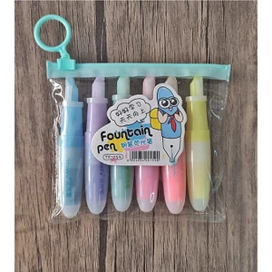 Yeni Nesil TF-159 Fosforlu Kalem 6 Renk