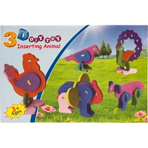 Bak Gel Al 3 Boyutlu Hayvan Puzzle