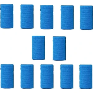 Kendinden Yapışkanlı Coban Elastik Bandaj 10CM x 4,5m Mavi 12 Adet