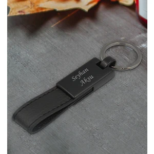 Bk Gift Kişiye Özel Isimli 2407 Metal Suni Deri Anahtarlık