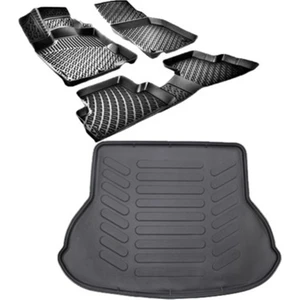 Audi Q5 2009-2017 3D Havuzlu Siyah Paspas + Bagaj Havuzu