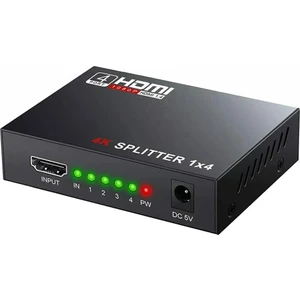 4KHD104 4 Port 4K Ultra Hd 2160P 3D HDMI Splitter Hdcp 1.4 4 Port Tv Görüntü Çoklayıcı