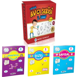Mutlu Yayıncılık 2. Sınıf Avcı Serisi Set - Mantıksal Yorum - Sayısal Yorum - Sözel Yorum Eğitim Set