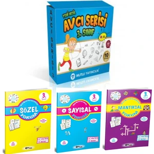 Mutlu Yayıncılık 3. Sınıf Avcı Serisi Set - Sayısal Yorum - Sözel Yorum - Mantıksal Yorum