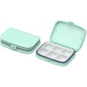 2 Adet Taşınabilir Hap Kutusu, Küçük Hap Kutusu, Mini Sevimli Paketleme, Taşınabilir Haplar Tablet Ilaç Kutusu (Yurt Dışından)