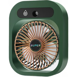 Buz Sisi Klima Küçük Fan, Mini Masaüstü Taşınabilir Fan, USB Şarj Üç Vitesli Su Soğutma Fanı(Yurt Dışından)