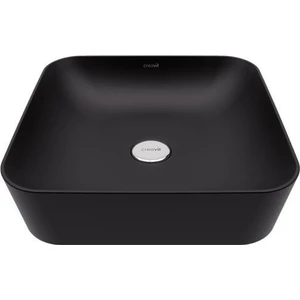 UL040 Tezgah Üstü 40 cm Siyah Mat Ultra Çanak Lavabo