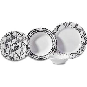 Natura Collection 24 Parça Yuvarlak Yemek Takımı