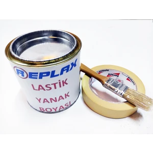 Lastik Yanak Boyası 500 Ml.+Bant+Fırça