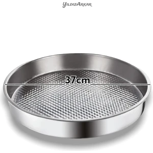 Çapar Group Paslanmaz Çelik Çiğ Köfte Leğeni Tepsisi 37 cm