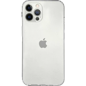 Apple iPhone 12 Pro Max Kapak Kamera Korumalı Tıpalı Şeffaf Silikon Kılıf